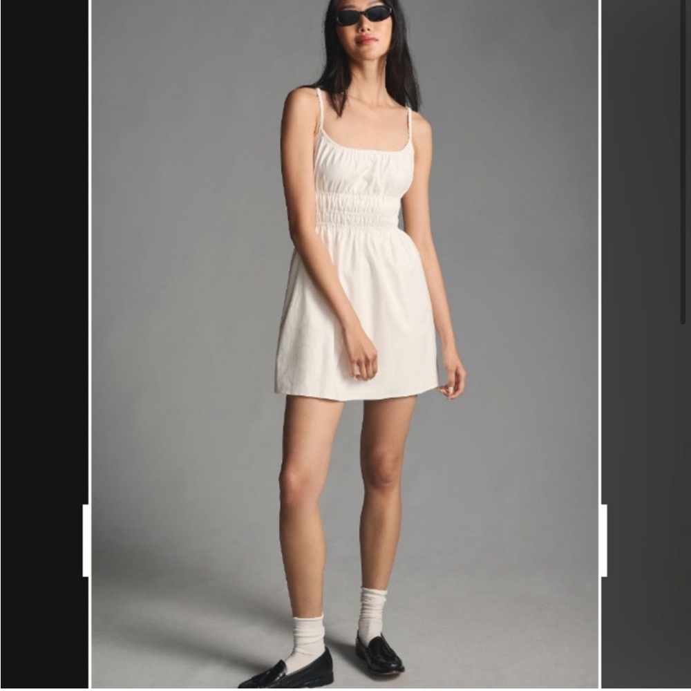 Reformation White Mini Dress